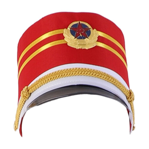 Trommemajorhatt Polyesterbandhatt for marsjforestillinger