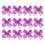 Purple Christmas Bows 5.5cm 24 Pcs 3