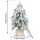 Mini Bottle Brush Christmas Tree with Wooden Base 3