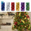 Purple Plastic Shatterproof Ball Ornaments with Hooks 24 3