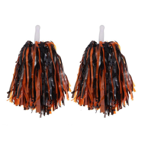 2-pack cheerleader-pompoms med plasthandtag
