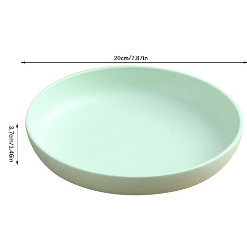 Vetehalmstallrikar 18 cm djupa okrossbara 2