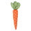 2 Pcs Fabric Easter Carrot Decorations 1.38 x 6.3 in 2