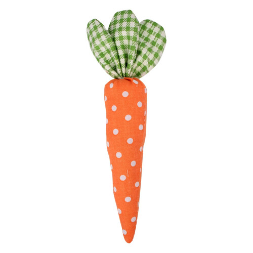 2 Pcs Fabric Easter Carrot Decorations 1.38 x 6.3 in 1