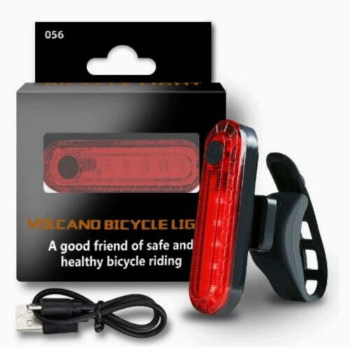 Επαναφορτιζόμενο πίσω φως ποδηλάτου, κόκκινο φως ποδηλάτου LED υψηλής ορατότ 1