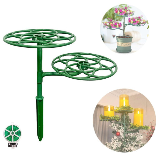 Green 3-Tier Christmas Tree Topper Stand 1