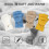 Glitter Convertible Thermal Gloves with Thumb Cap 5