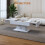 White Coffee Table with Storage 6