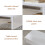 White Coffee Table with Storage 7