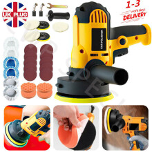 Electric Car Polisher Buffer Sander Polishing Machine 5"inch Buffing Sponge Kit