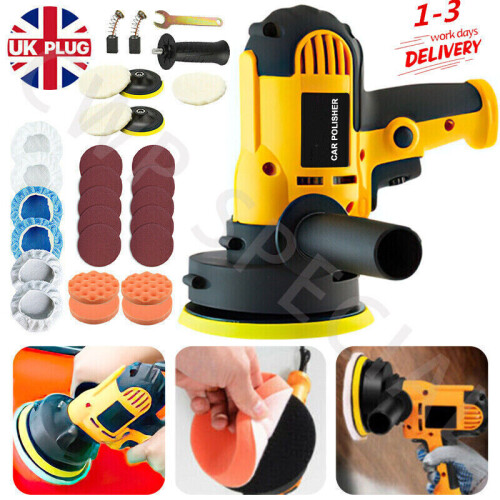 Electric Car Polisher Buffer Sander Polishing Machine 5"inch Buffing Sponge Kit