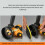 Electric Car Polisher Buffer Sander Polishing Machine 5"inch Buffing Sponge Kit 10