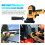 Electric Car Polisher Buffer Sander Polishing Machine 5"inch Buffing Sponge Kit 19