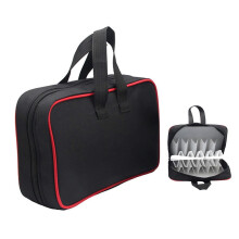 Foldings Squid Baits Box Large Capacity Fishing Lure Organizers Fishing Tackle Box Portable Wood Shrimp Lure Baits Bag