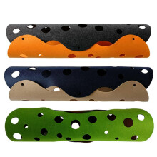 Cat Tunnel Mat Comfy Soft Felt, Extendable Diy Play Tunnels for Kittens