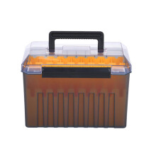 (Model B) Fishing Lure Organizers Portable Fishing Tackle Box Wood Shrimp Lure Baits Box Waterproofs Thickened Squid Baits Box