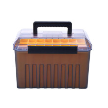 (Model A) Fishing Lure Organizers Portable Fishing Tackle Box Wood Shrimp Lure Baits Box Waterproofs Thickened Squid Baits Box