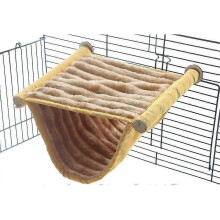 Double Bunkbed Hammock Sleep Bed Cage Play Platform with Warm Fleece for Hamster 2025