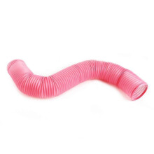 (grey) Fun pet rabbit hedgehog animal tunnel retractable collapsible training channel tube ferret interactive play toy