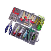 (94 Pcs) Freshwater Saltwater Worms Crankbait Tackle Set Effective Fishing Lures Kit