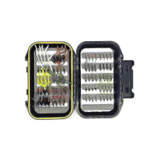 80pcs/box Trout Nymph Fly Fishing Lure Dry/wet Flies Nymphs Ice Artificial Bait with Boxed