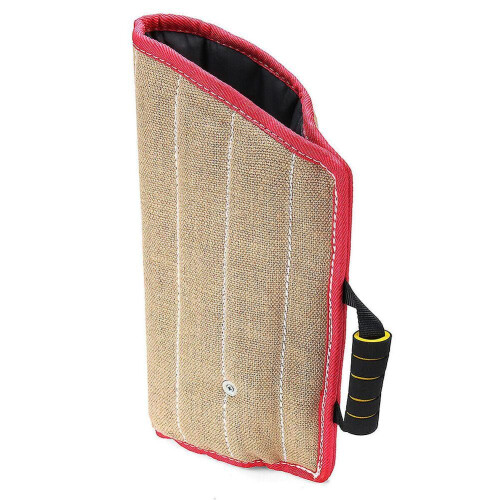 Durable Interactive Play with Handle Dog Bite Sleeve Safety Arm Protection Pet Chewing Thickened Jute Training Young Practical