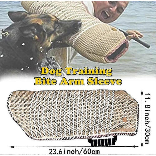 Arm Protection Dog Bite Sleeve Durable Jute Training Pit Bull German Shepherd 1