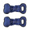 2Pcs Bone Type Dog Bite Tug Pillow Durable Exercise Training Toys Blue 1