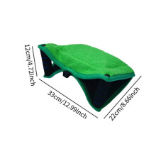 (33cmx22cmx12cm, green) Dog Training Bite Pillow Interactive Play Portable Dog Tug Toy for Large Dog red
