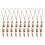 Breloques en perles de bois, 10 pièces, décoration suspendue,-4 1
