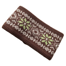 Lightweight Knit Hairband with Leopard Design Fashionable-5