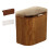Door and Wall Mount Trash Bin for Bathroom Kitchen Spring-A L 1