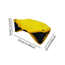 (33cmx22cmx12cm, yellow) Dog Training Bite Pillow Interactive Play Portable Dog Tug Toy for Large Dog red