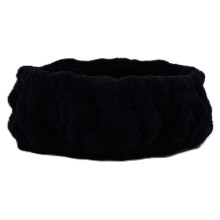Coral Fleece Hair Band Soft and Comfortable Elastic-Black