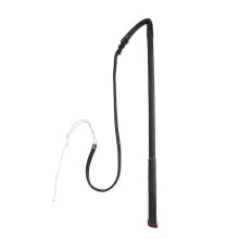 37.4in Artificial Cowhide Dog Whip - Training Tool with Handle for Medium to Large Dogs, Outdoor Exercise