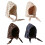 Cosy Sweet Floral Print Pullover Bonnet Hat With Ear Coverage-A 2