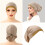 Solid Color Hijab Hat with Lace Flower Trim Muslims-White 2