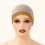 Solid Color Hijab Hat with Lace Flower Trim Muslims-White 5
