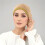 Solid Color Hijab Hat with Lace Flower Trim Muslims-White 7