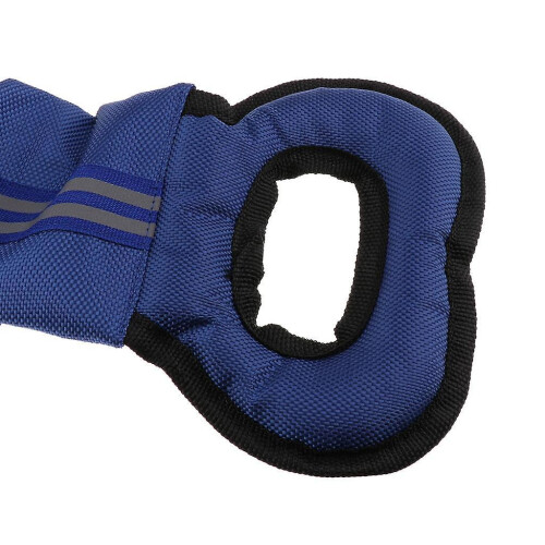 2Pcs Bone Type Dog Bite Tug Pillow Durable Exercise Training Toys Blue 1