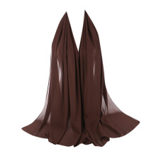 Damesjal i chiffon hijab – én størrelse