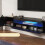 Black Marble Floating TV Stand 3