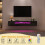 Black Marble Floating TV Stand 4