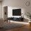 Black Marble Floating TV Stand 7