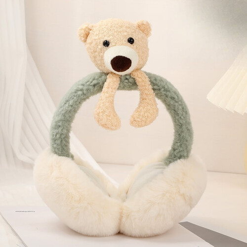 Plush Cartoon Earmuffs for Winter and Spring