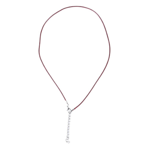 Vaxrephalsband med karabinlås 45+5 cm