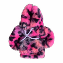 Różowy kostium gęsi na ganku dla 7-calowych mini figurek