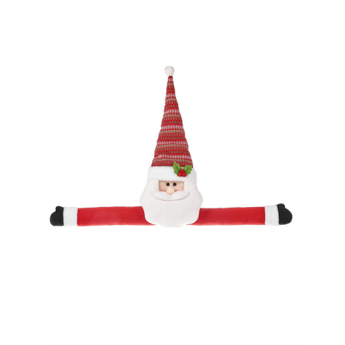 Plush Santa and Snowman Tree Topper – 96cm 1
