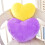 Heart Pillow 30 cm Sky Blue Plush Throw Cushion 3