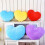 Heart Pillow 30 cm Sky Blue Plush Throw Cushion 4
